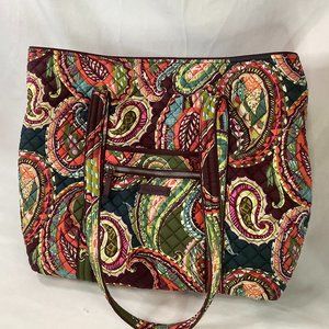 Vera Bradley Iconic Vera Tote in Heirloom Paisley
